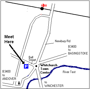 Map showing Bell St Car Park